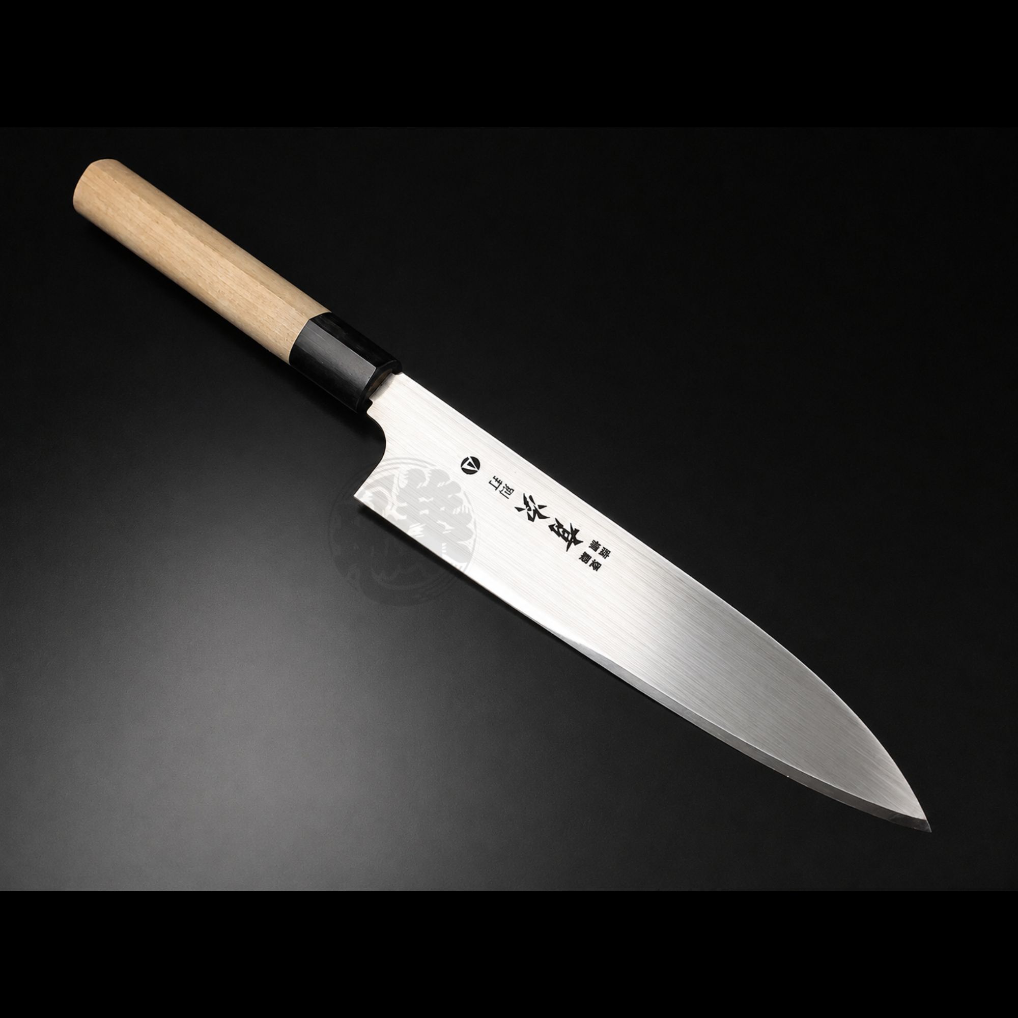 Authentic Tsukiji Aritsugu 180mm (7") A-Type Wa-Gyuto, lightweight AUS-10 stainless steel chef knife