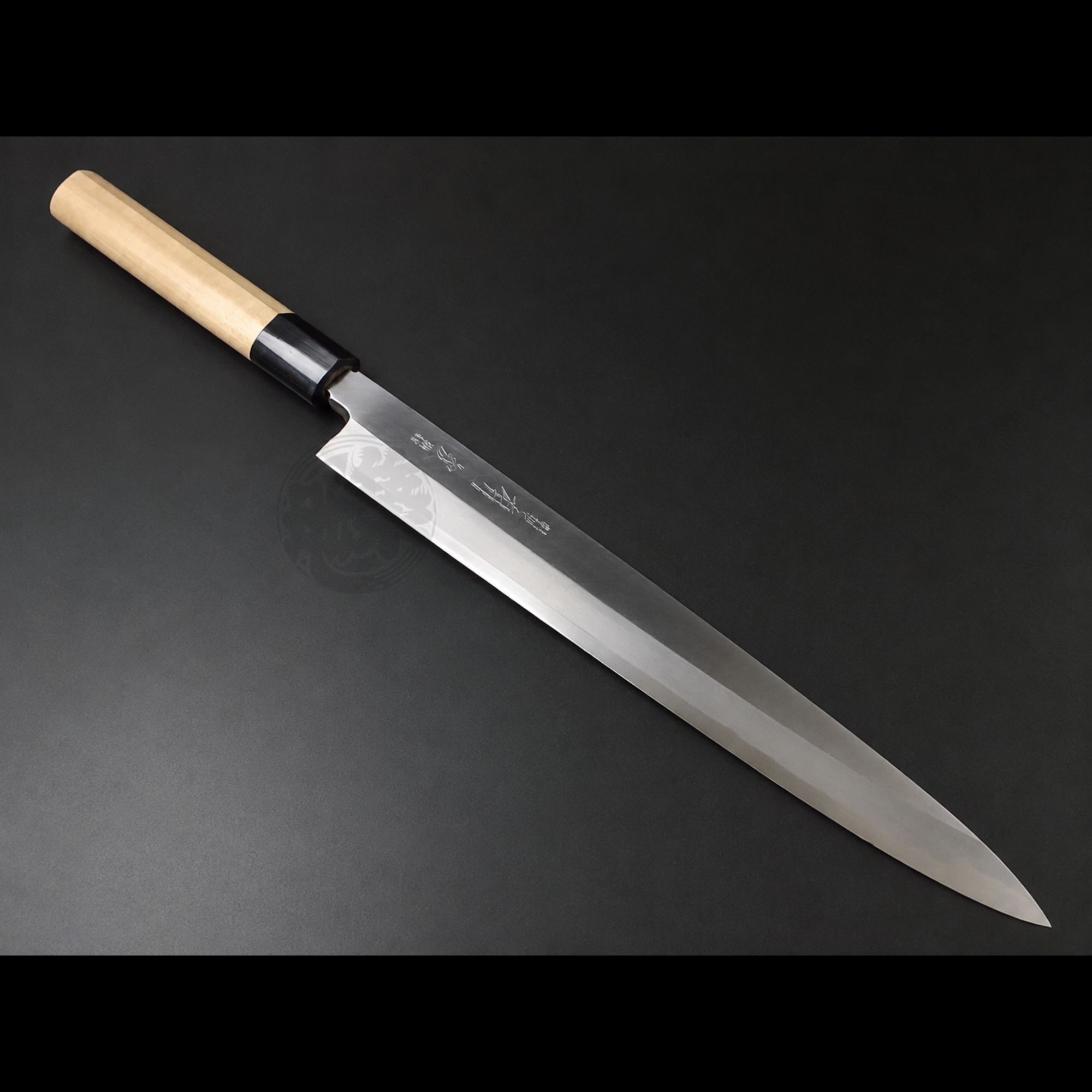Aritsugu Yanagiba 270mm Blue Steel Japanese sashimi knife with wooden handle